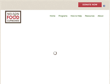 Tablet Screenshot of foodcupboard.org